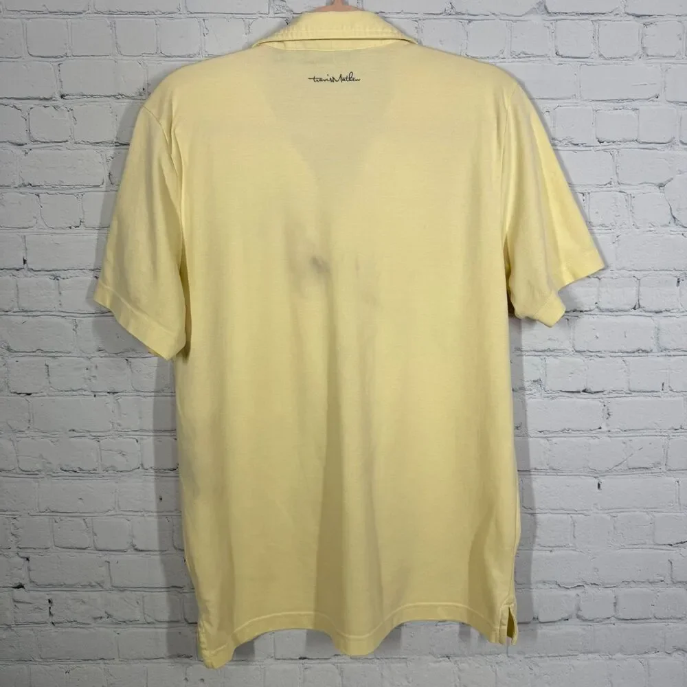 Travis Mathew Polo Shirt Mens Large Athletic Shortt Sleeve Golf Preppy Set of 2